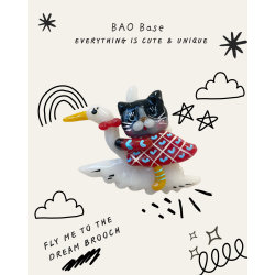 Fly Me To The Moon Brooch