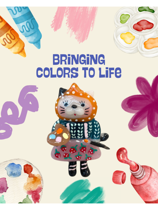 BR - Love Painting Brooch